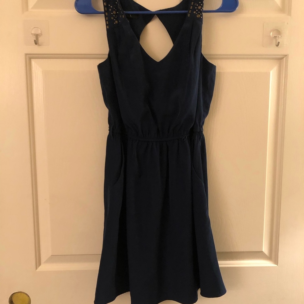 Navy Dress BCX
